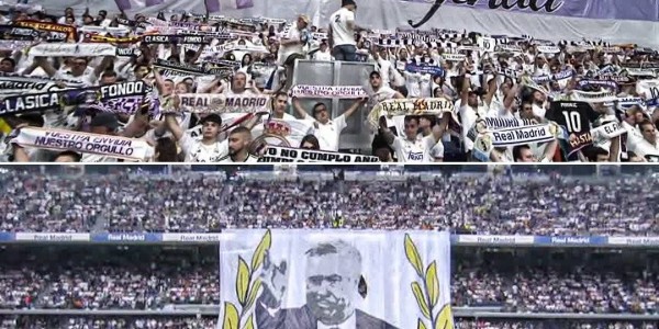 最后一舞！皇马巨幅Tifo亮相，致敬安切洛蒂、莫德里奇荣耀时刻