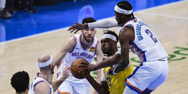 亚历山大31+10杰伦40分 雷霆胜步行者拿到冠军点